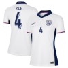 Original Fußballtrikot England Rice 4 Heimtrikot EURO 2024 Für Damen